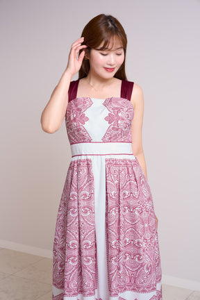 Marbella Panel Printed Dress