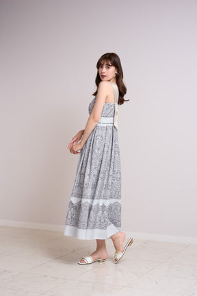 Marbella Panel Printed Dress