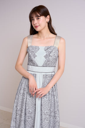 Marbella Panel Printed Dress