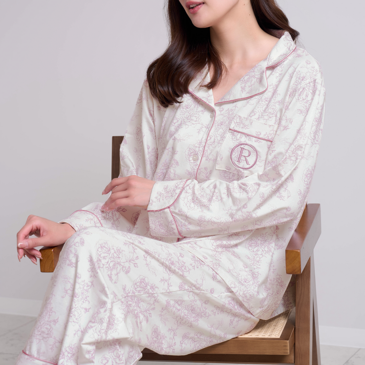 ROSIER Dream Pajama Long Sleeve ROSIER Dream Pajama Long Sleeve
