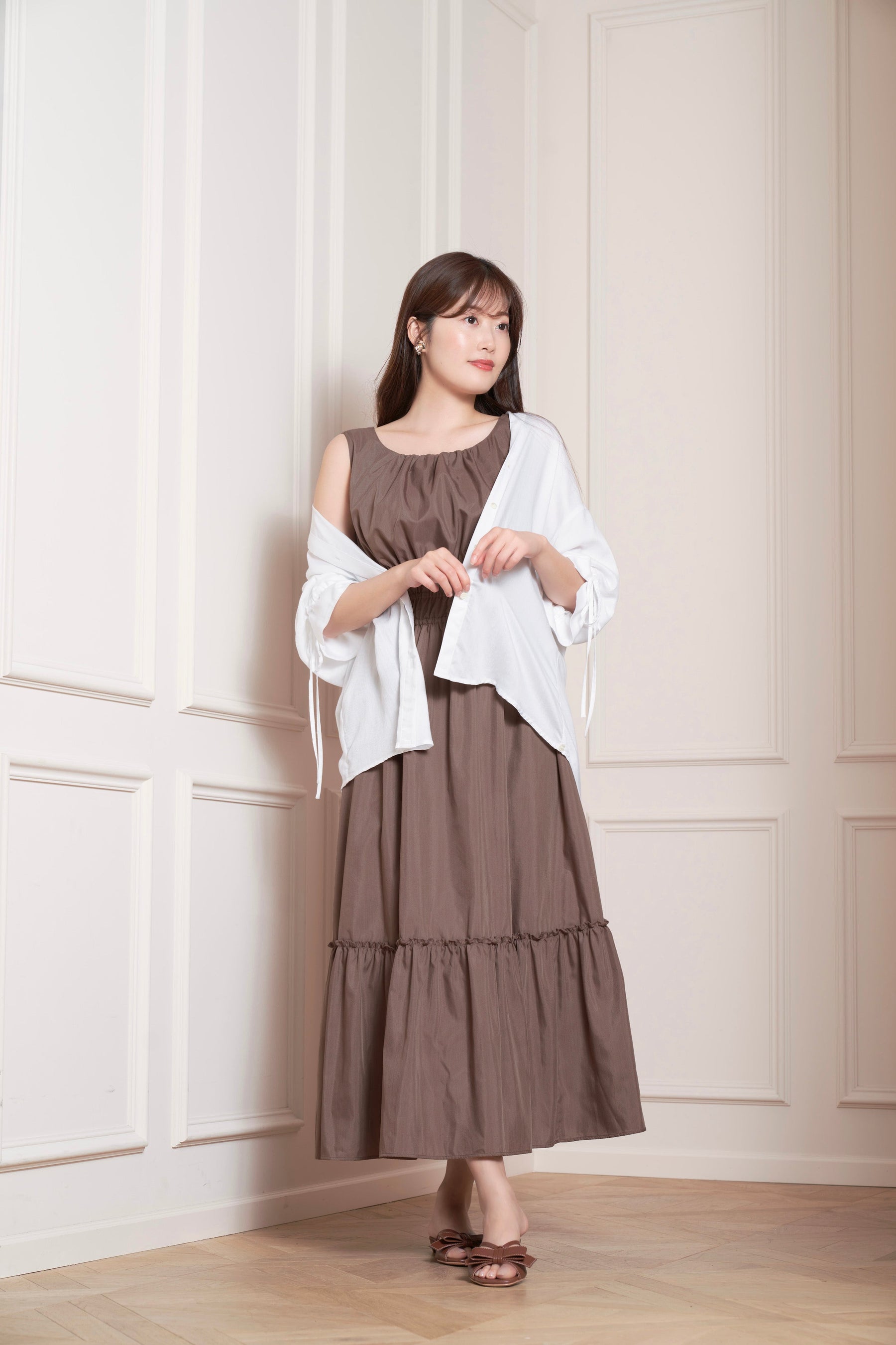 herlipto☆ Riviera Double Bow Dress タグ付き - ロングワンピース