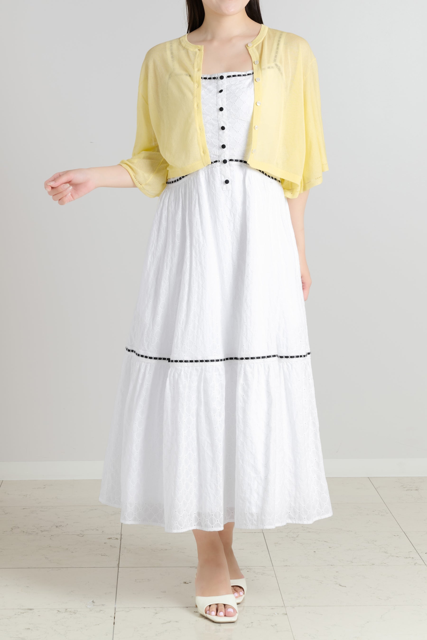 Butterfly Sleeve Cropped Cardigan