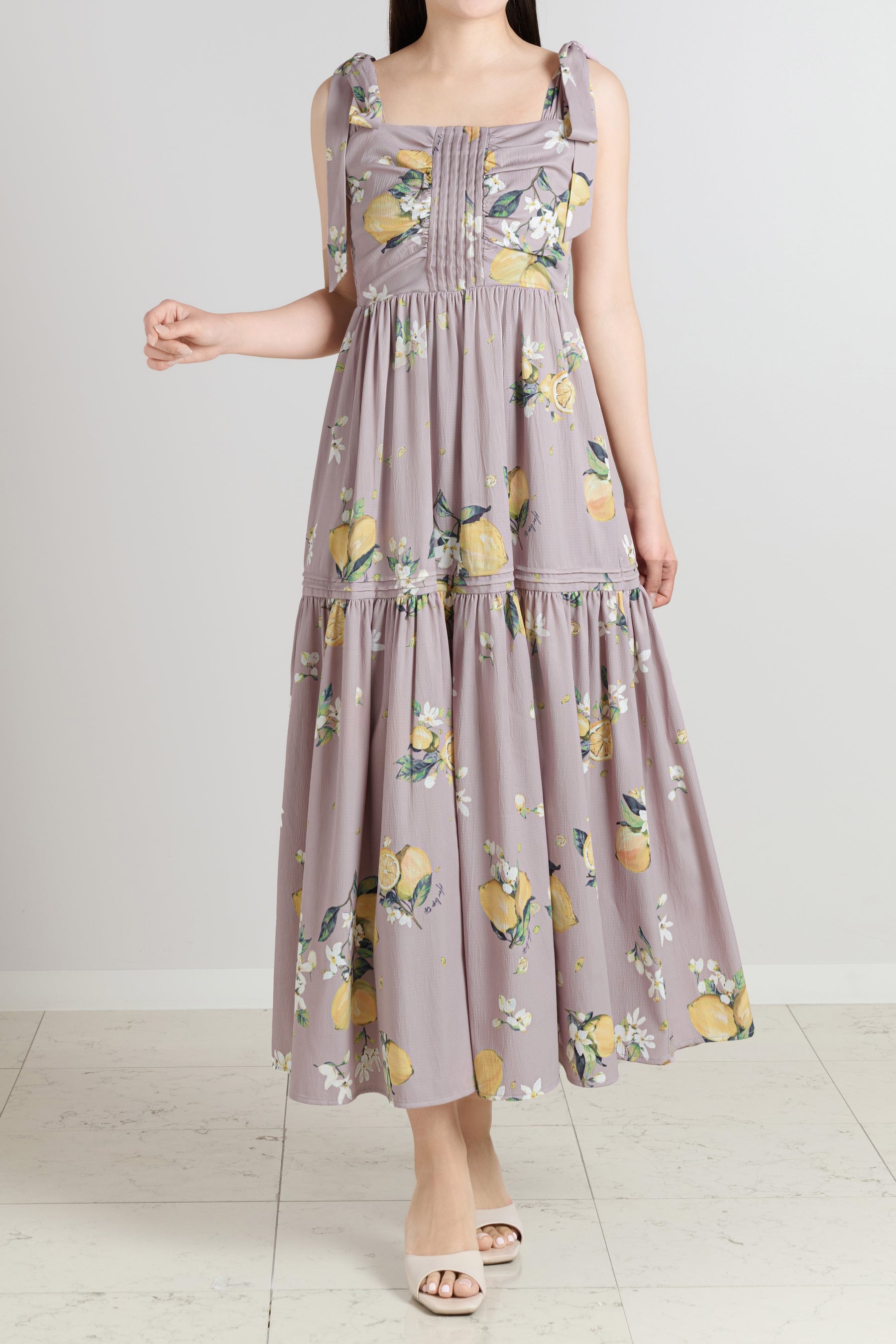 Capri Lemon Print Dress