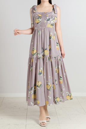 Capri Lemon Print Dress