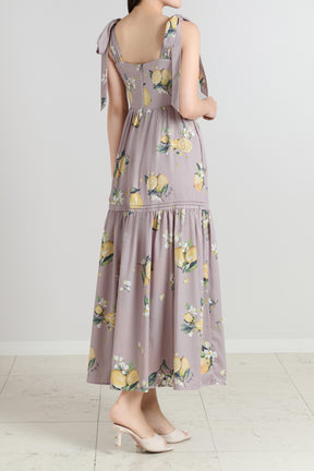 Capri Lemon Print Dress