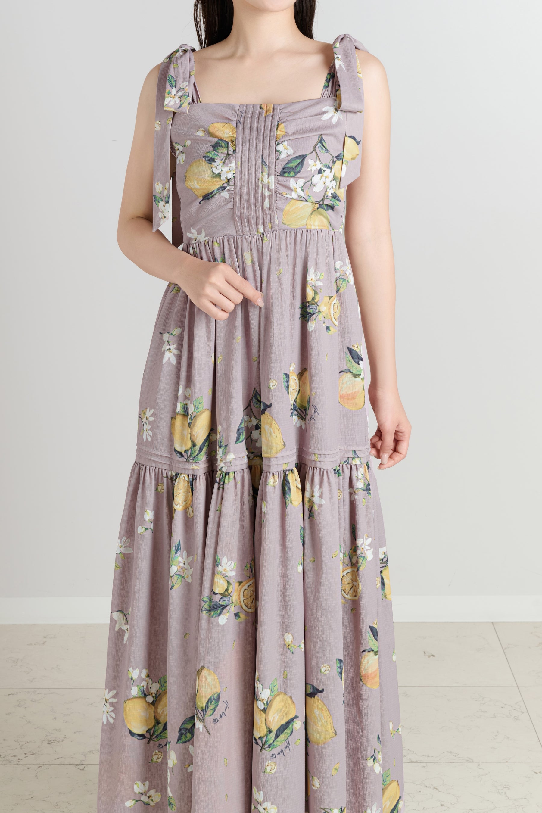 Capri Lemon Print Dress