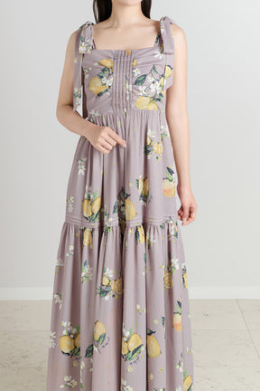 Capri Lemon Print Dress