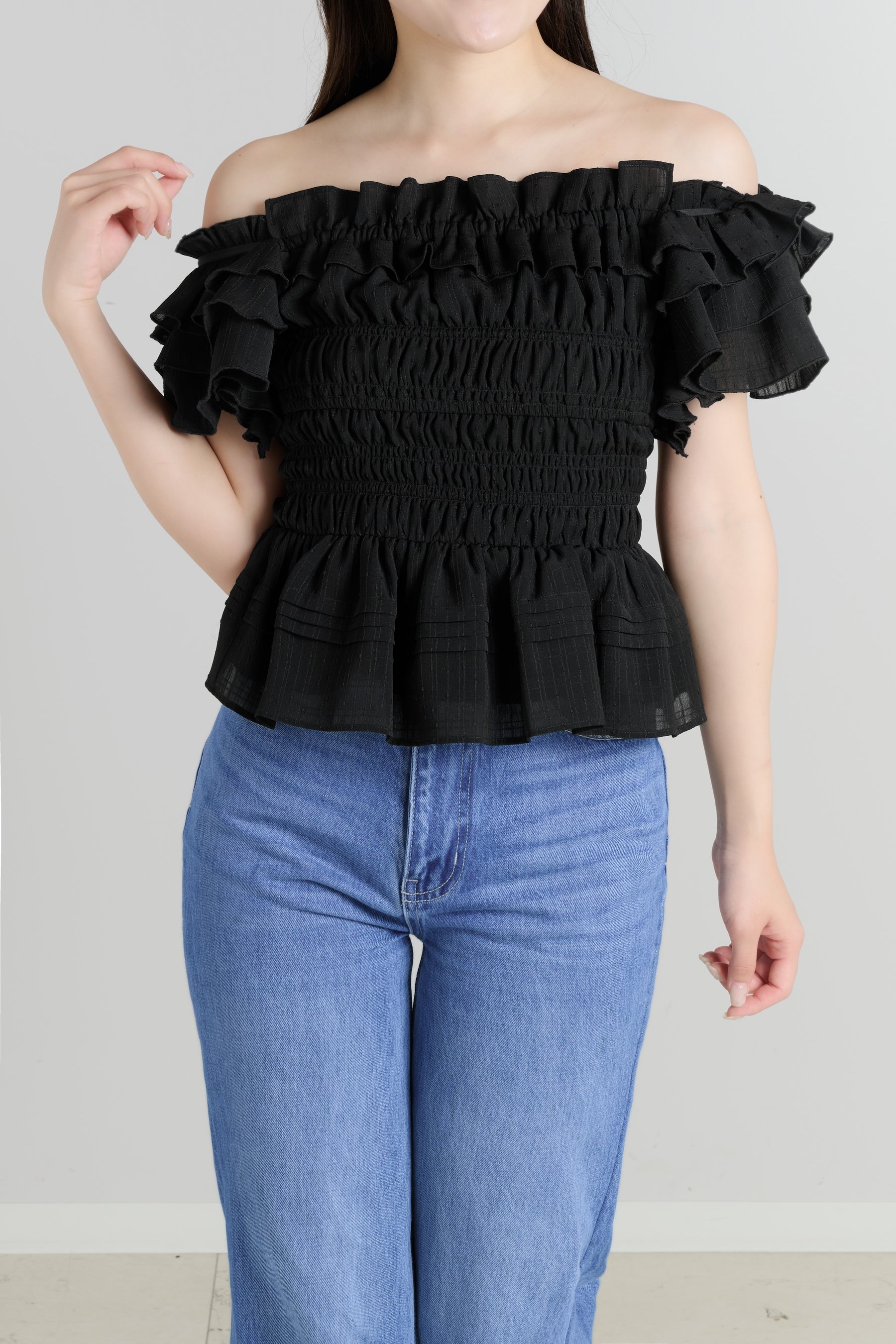 La Plage Peplum Top