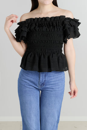 La Plage Peplum Top