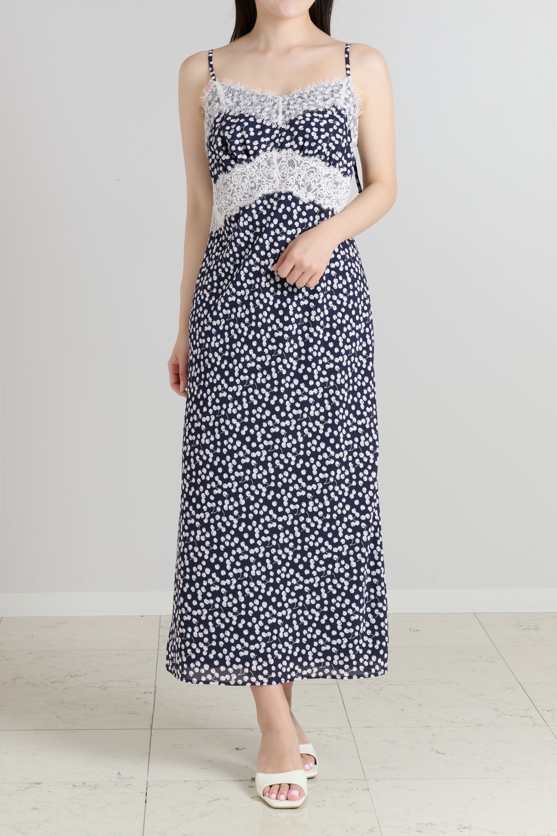 Cherry Pattern Camisole Dress