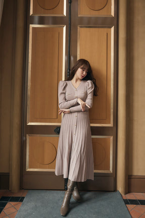 Suite Room Knit Long Dress