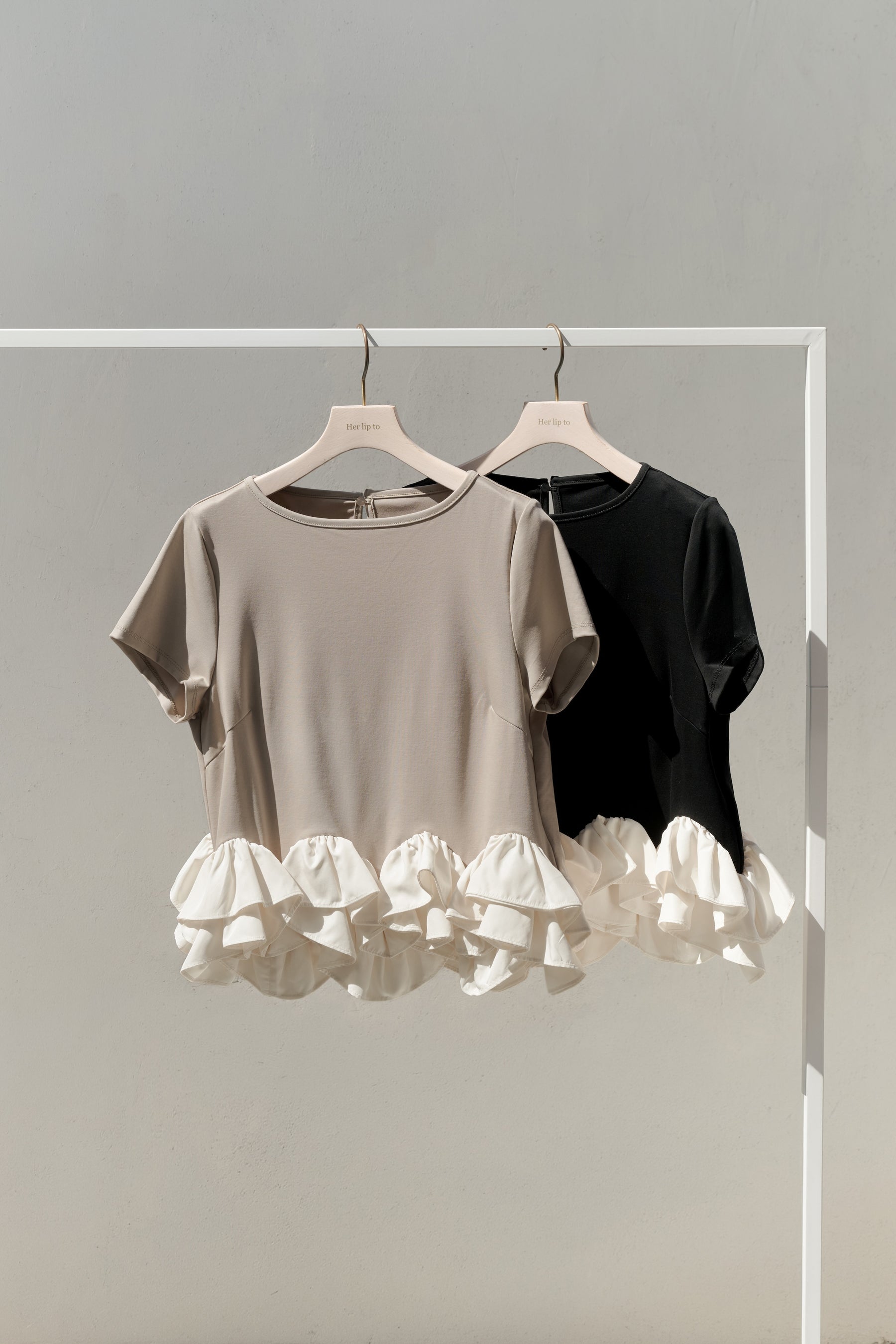 Petal-Hem Frill Top