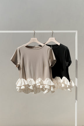 Petal-Hem Frill Top
