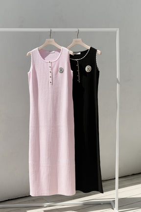 H Emblem Knit Dress