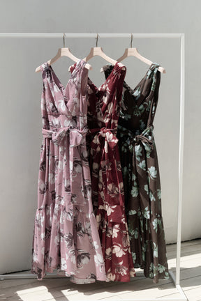 【新色】Anemone Cache-Coeur Long Dress