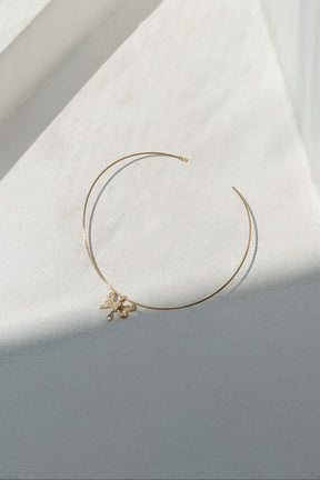 Double Crystal Ribbon Choker
