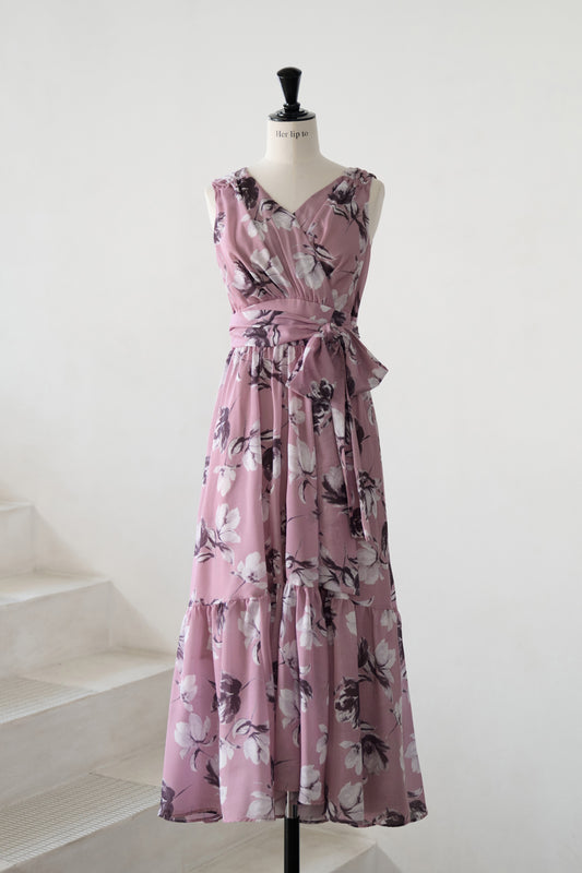 【新色】Anemone Cache-Coeur Long Dress