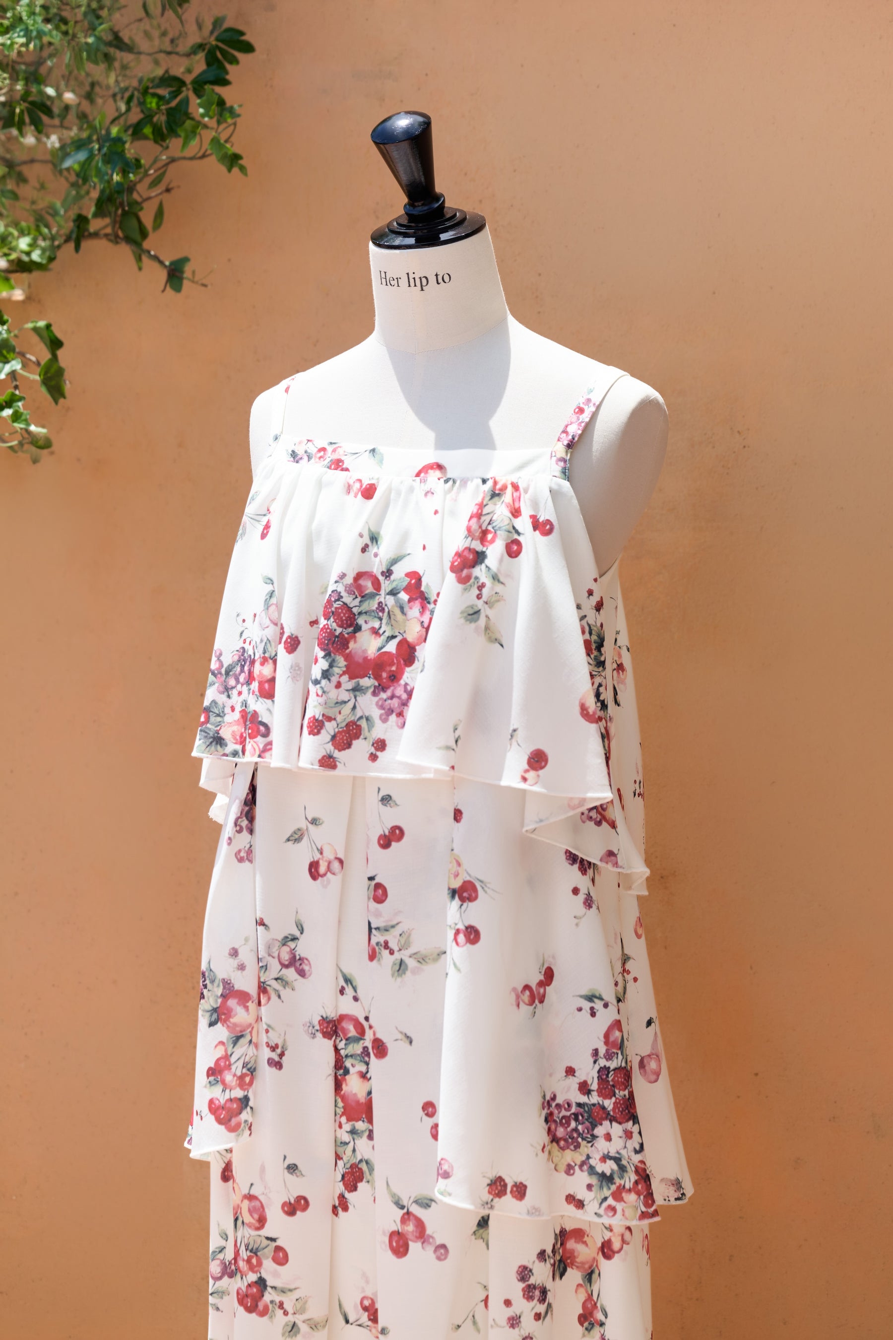 Berry Garden Tiered Dress