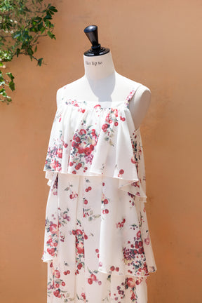 Berry Garden Tiered Dress