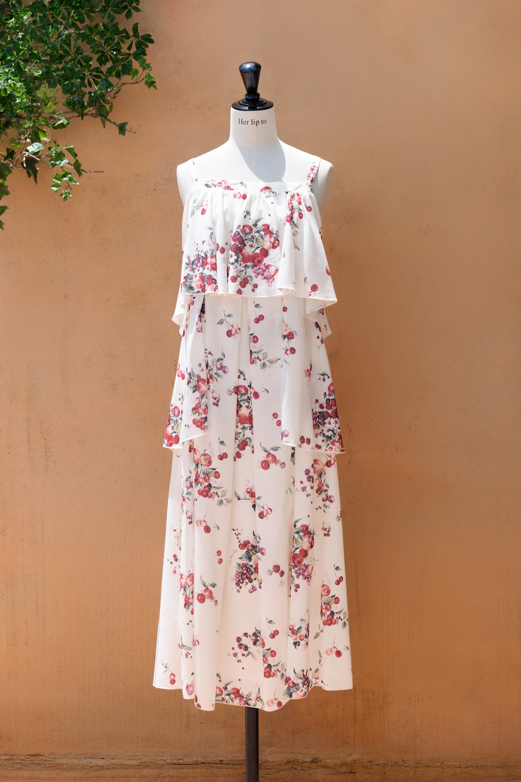 Berry Garden Tiered Dress