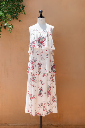 Berry Garden Tiered Dress