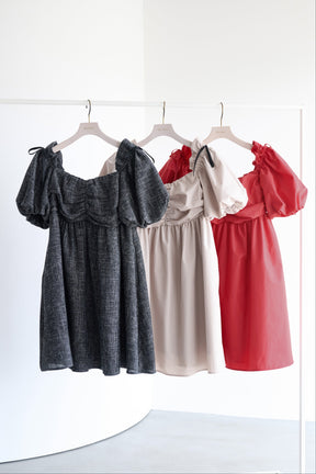 Colette Puff-Sleeve Dress