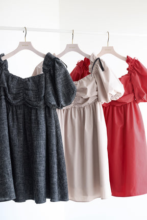 Colette Puff-Sleeve Dress