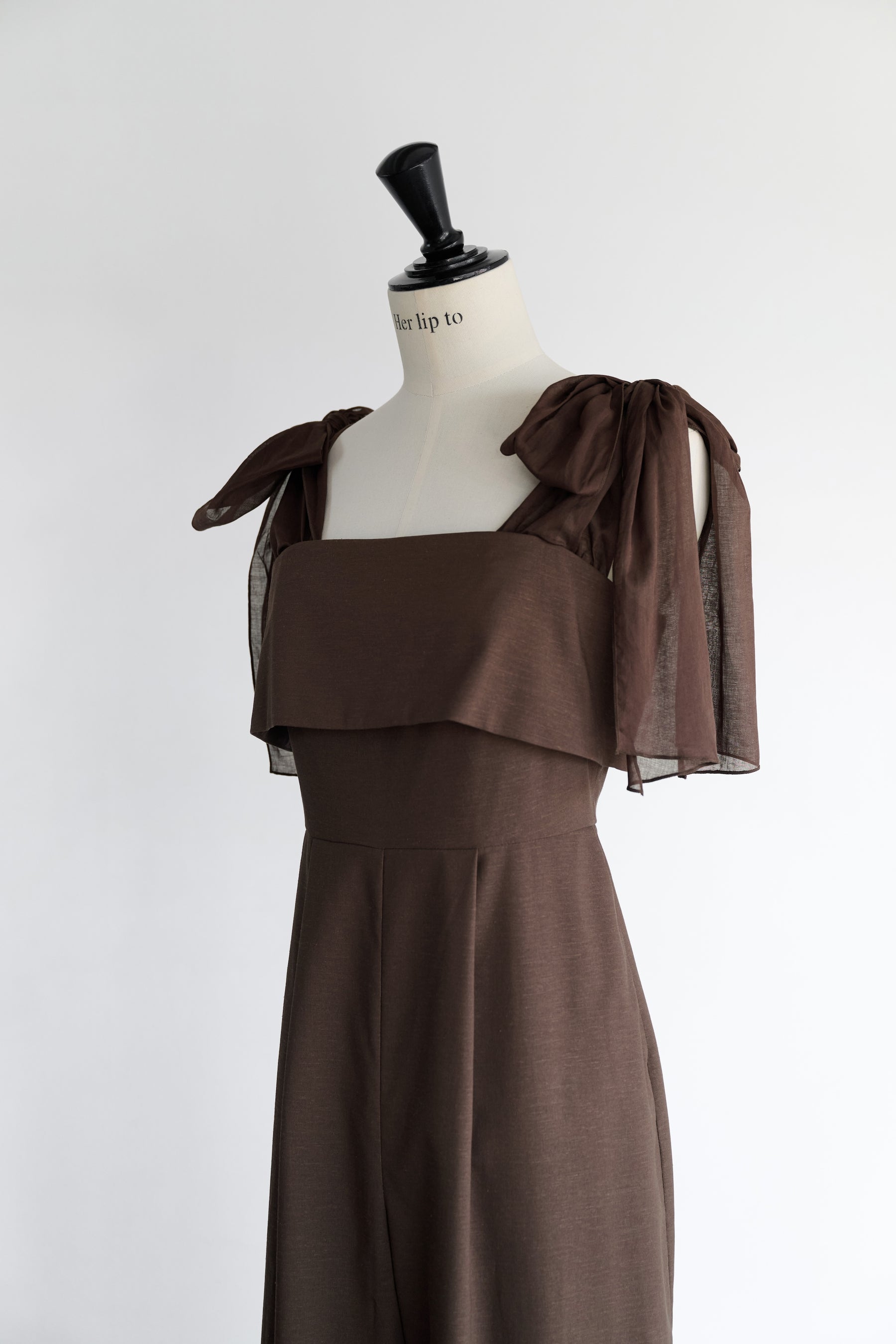 [New color] Ribbon Romper