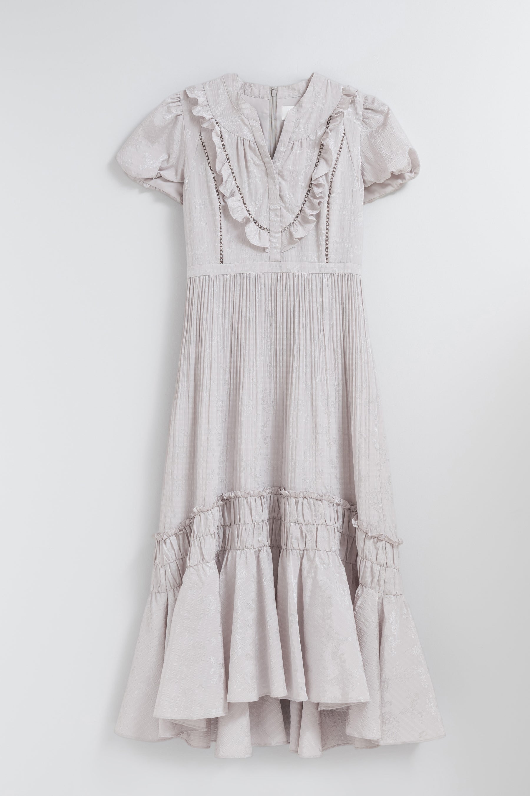 Vol.3 Paisley Satin-Jacquard Dress