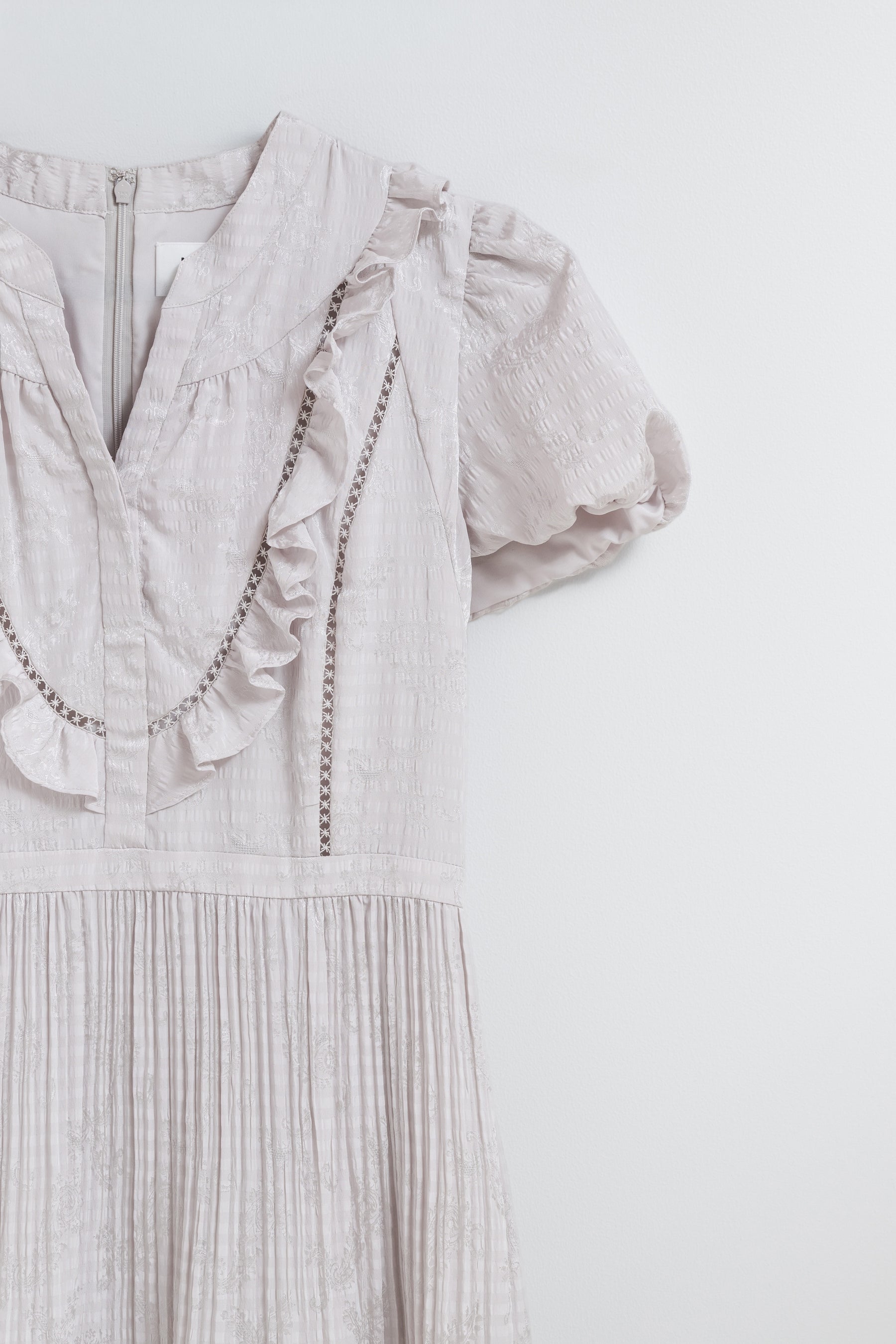 Vol.3 Paisley Satin-Jacquard Dress