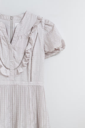 Vol.3 Paisley Satin-Jacquard Dress