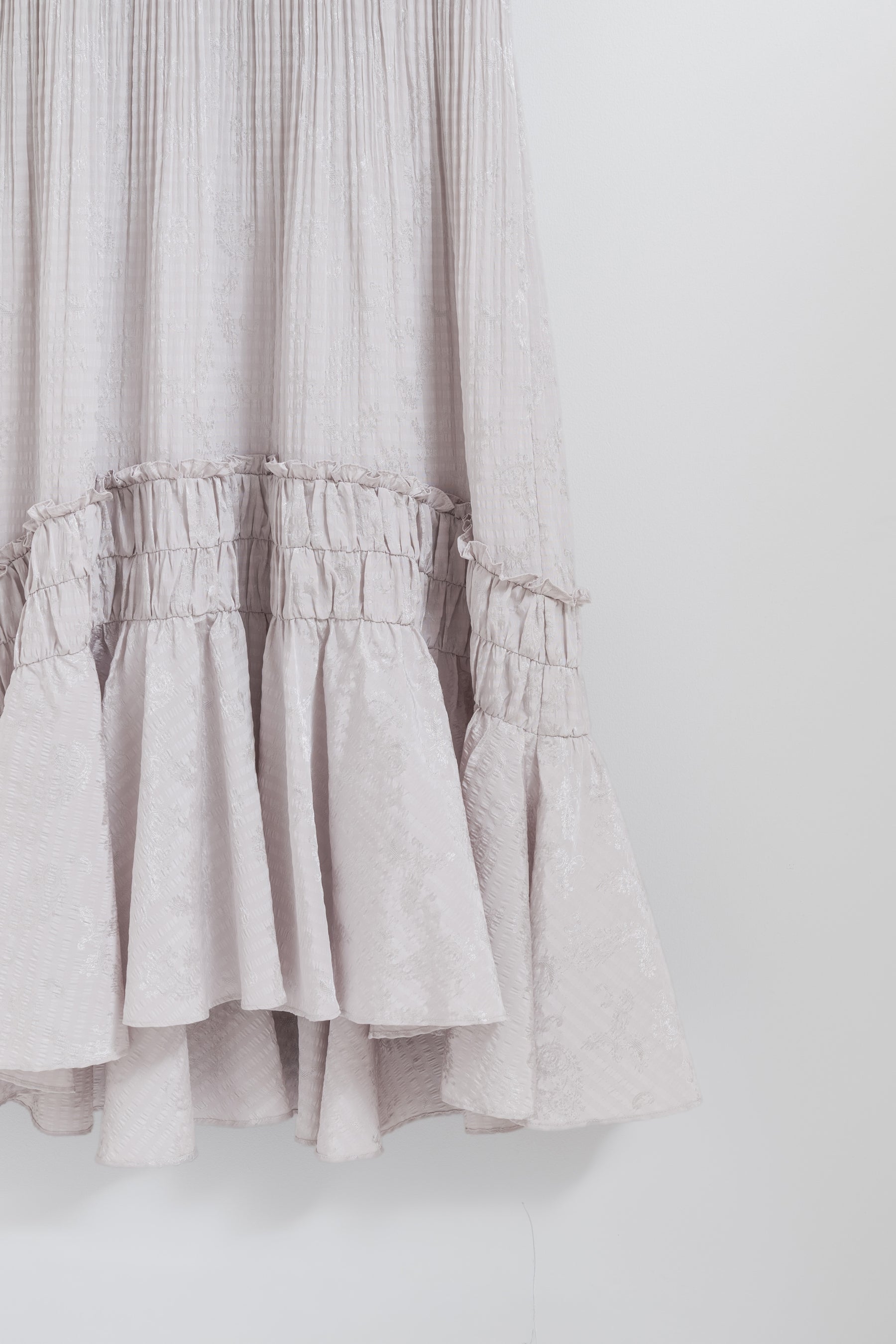 Vol.3 Paisley Satin-Jacquard Dress