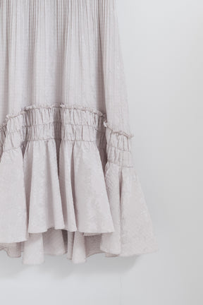 Vol.3 Paisley Satin-Jacquard Dress