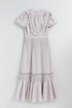 Vol.3 Paisley Satin-Jacquard Dress