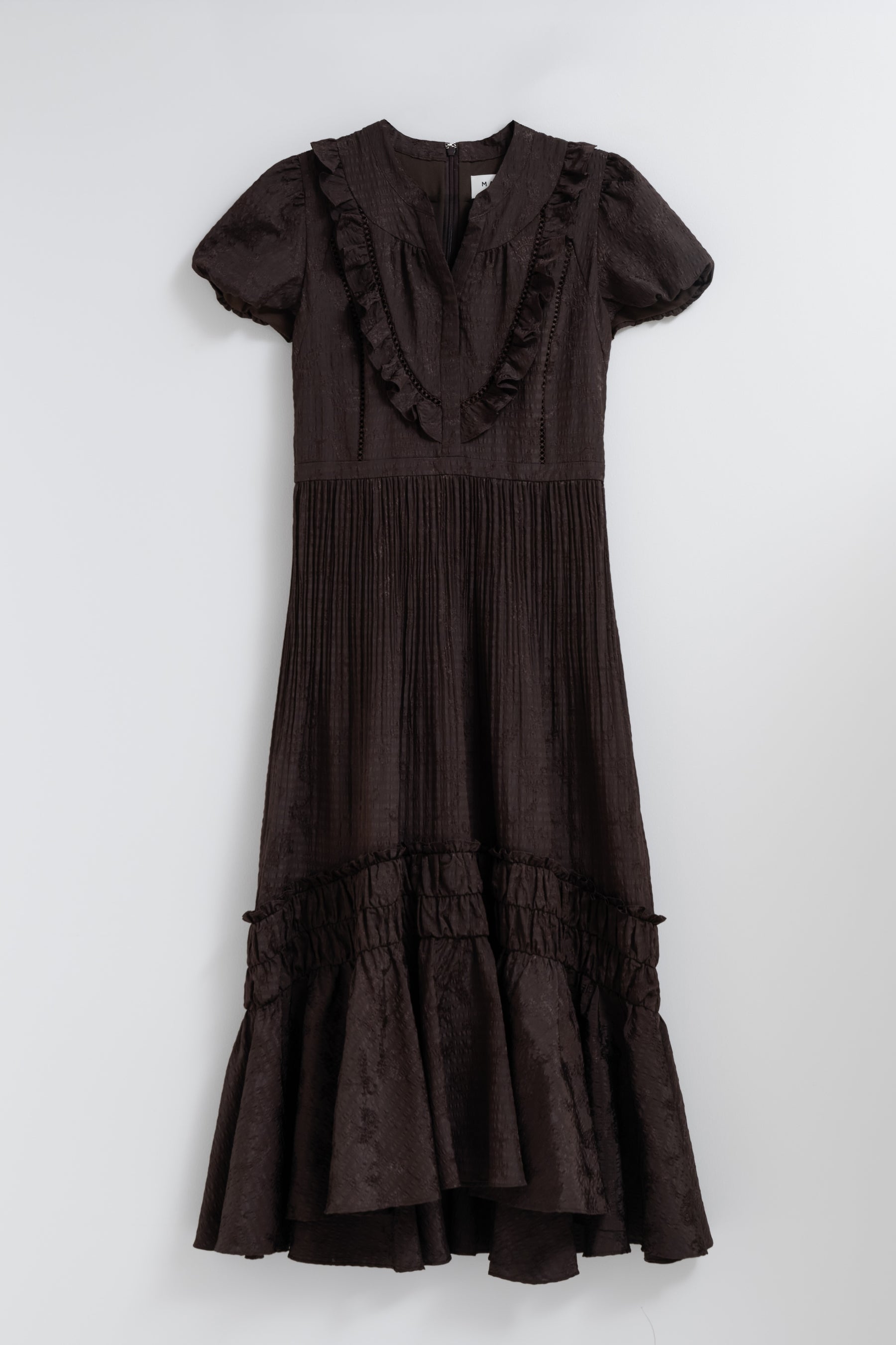 Vol.3 Paisley Satin-Jacquard Dress
