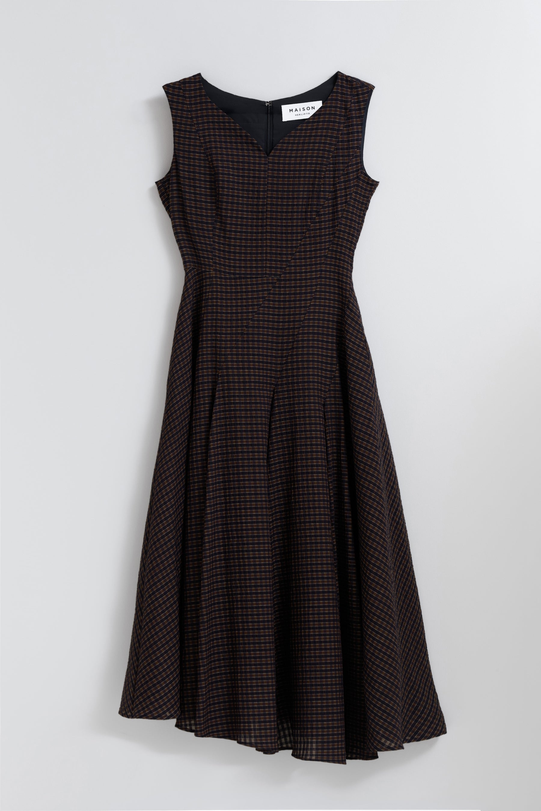 Vol.3 Heart-Neck Check Dress