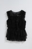 Vol.3 Shimmer Lace Peplum Top