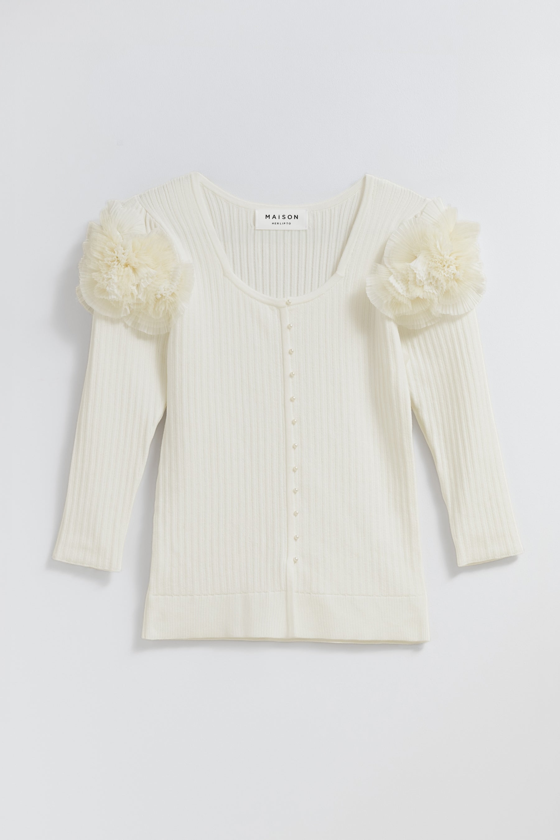 Vol.3 Petal -Cascade Pearl Button Top