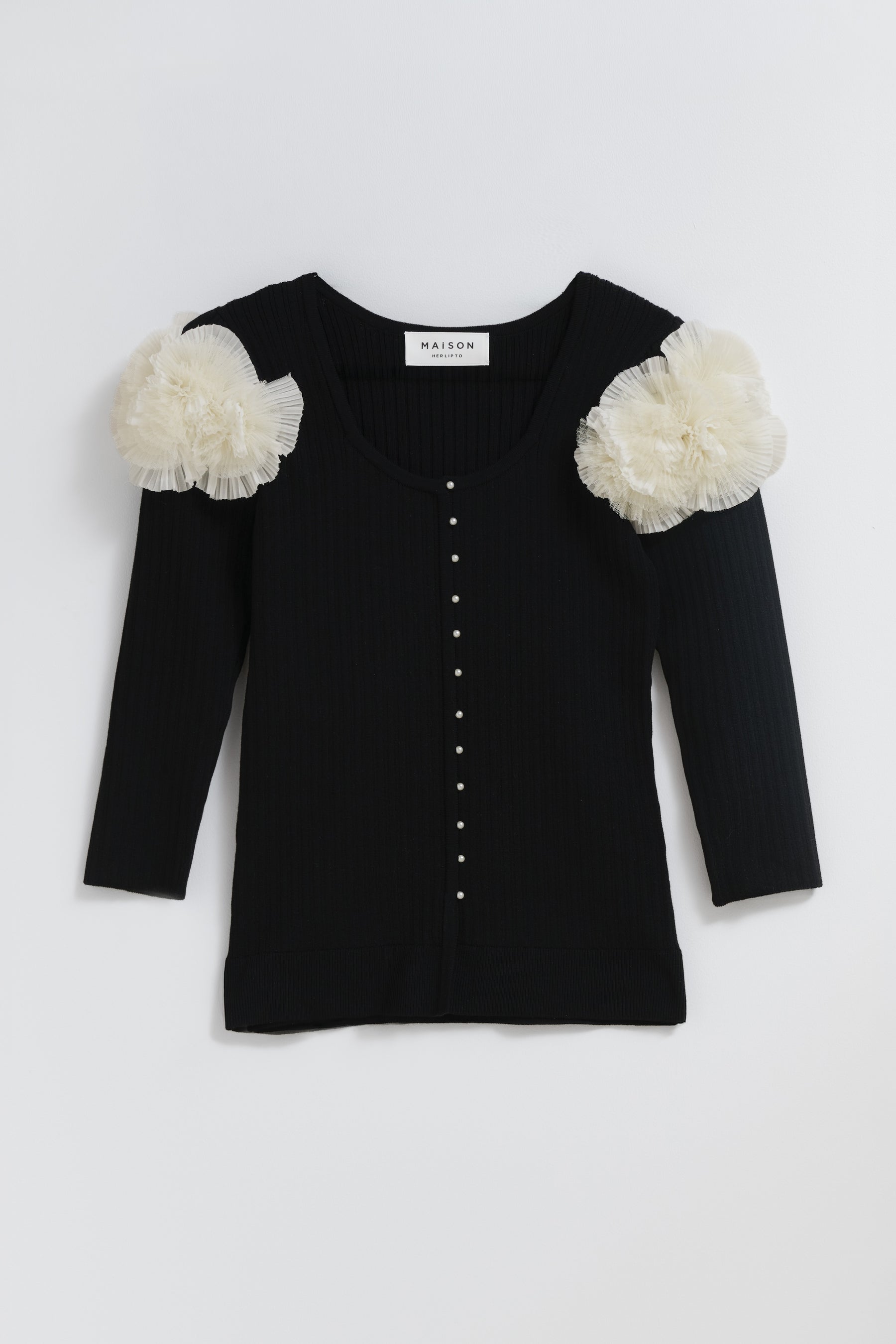Vol.3 Petal -Cascade Pearl Button Top