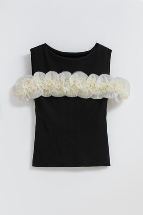 Vol.3 Petal-Cascade Knit Top