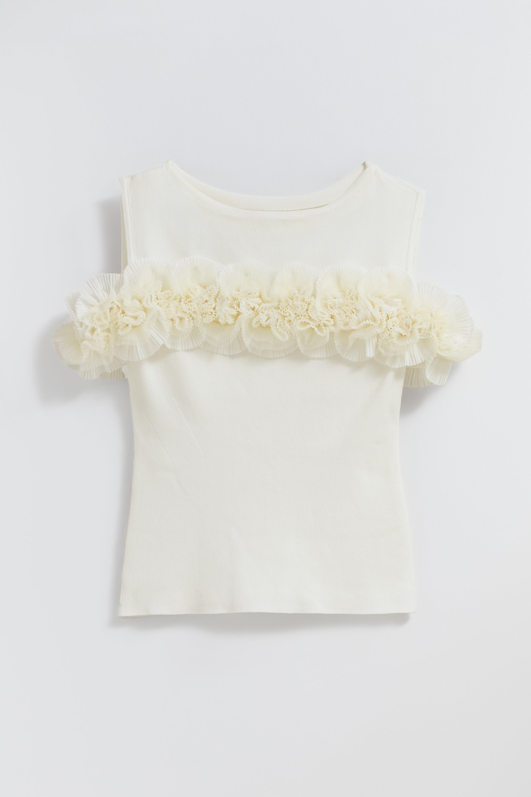 Vol.3 Petal-Cascade Knit Top