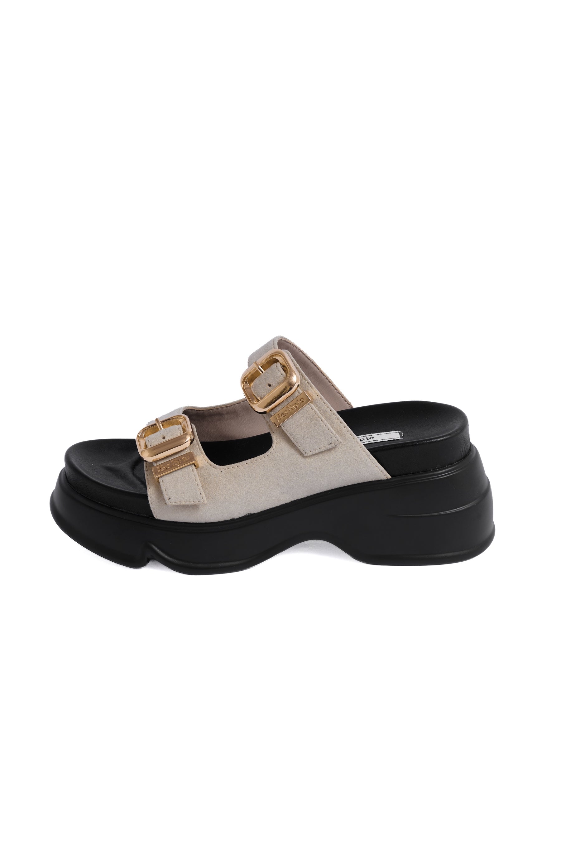 Double-Strap Platform Sandals