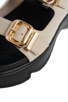 Double-Strap Platform Sandals