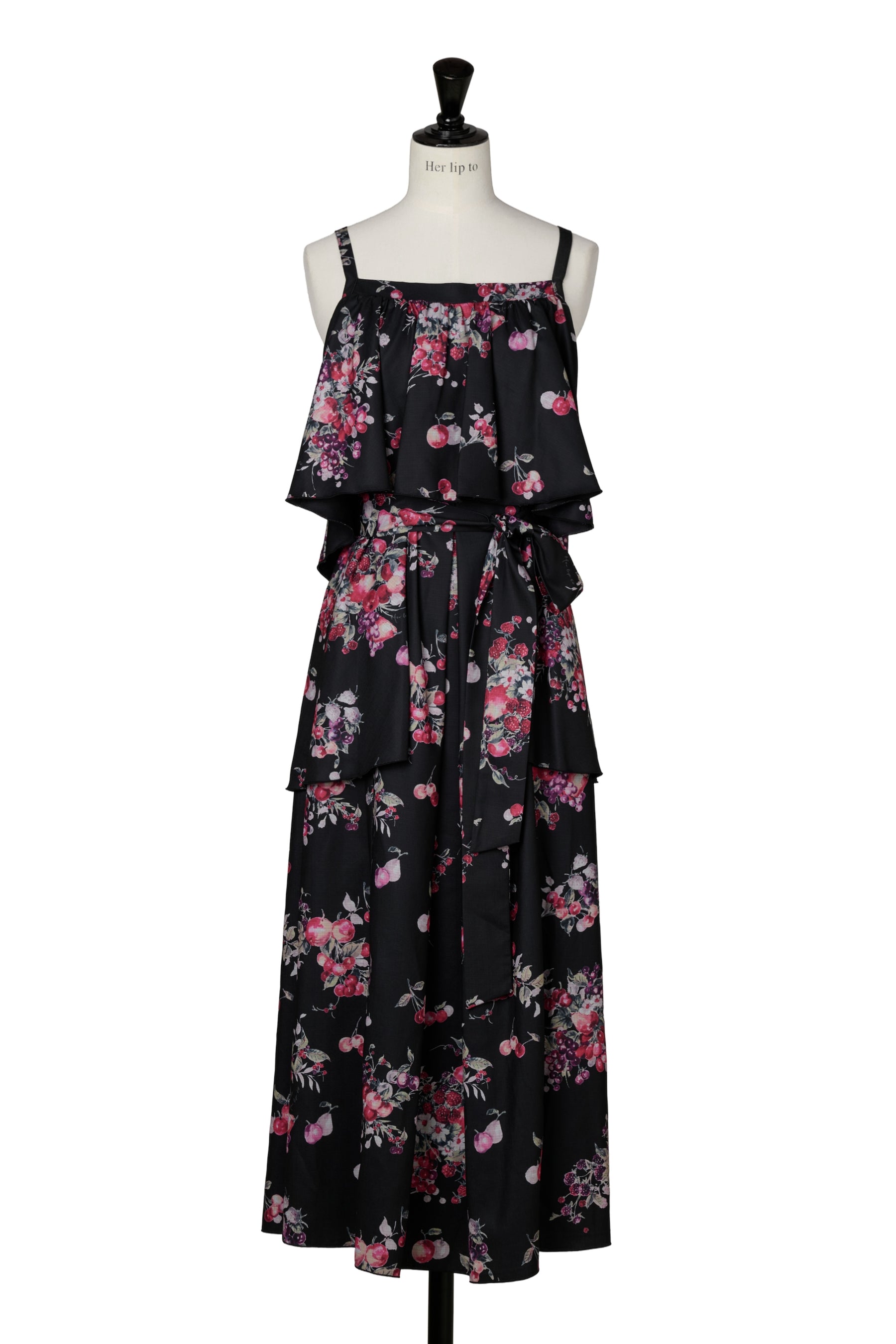 Berry Garden Tiered Dress