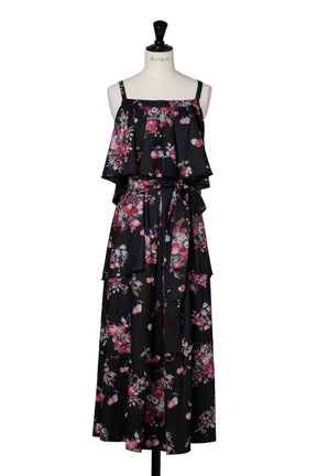 Berry Garden Tiered Dress
