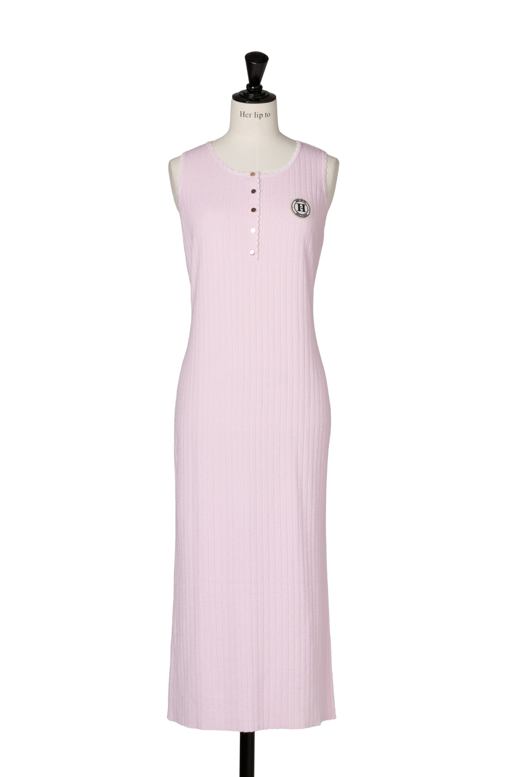 H Emblem Knit Dress