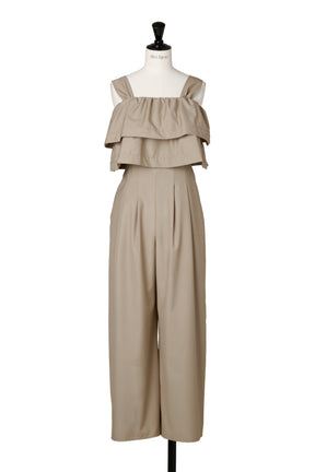 Double-Tiered Back-Ribbon Jumpsuit