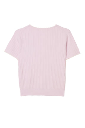 H Emblem Knit Top