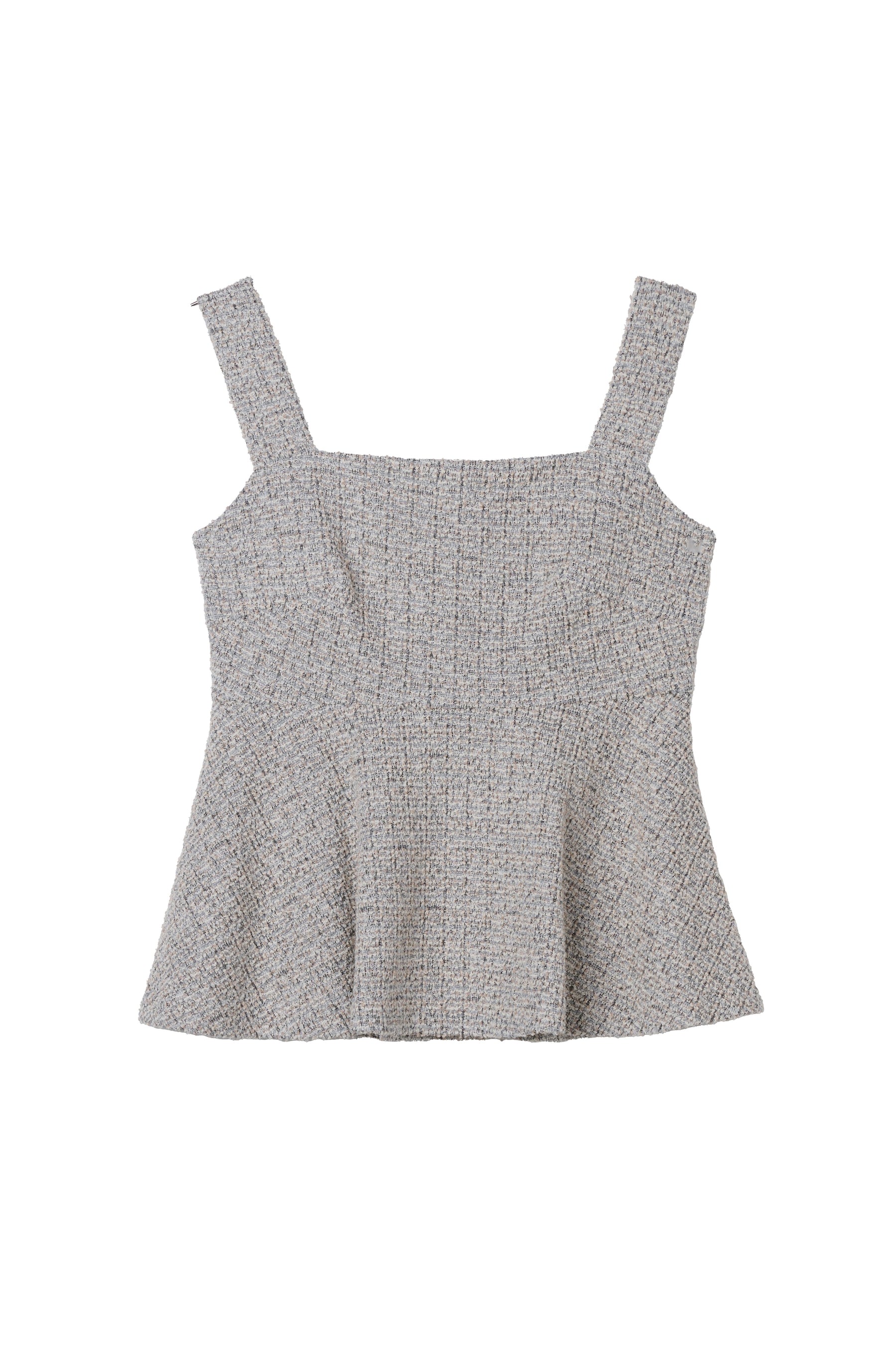 Contrast Trim Tweed Set