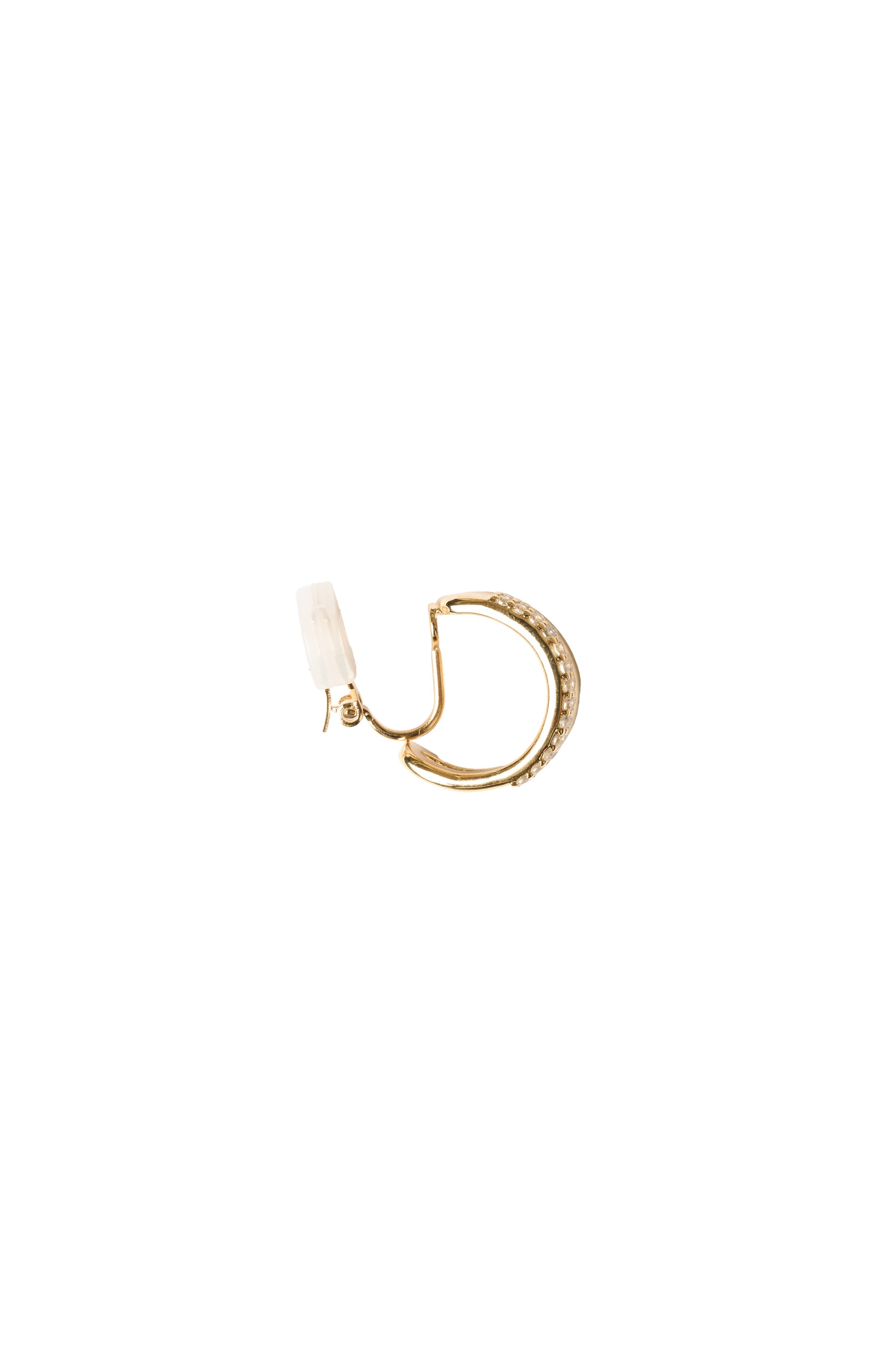 Crystal Double Hoop Pierces/Earrings